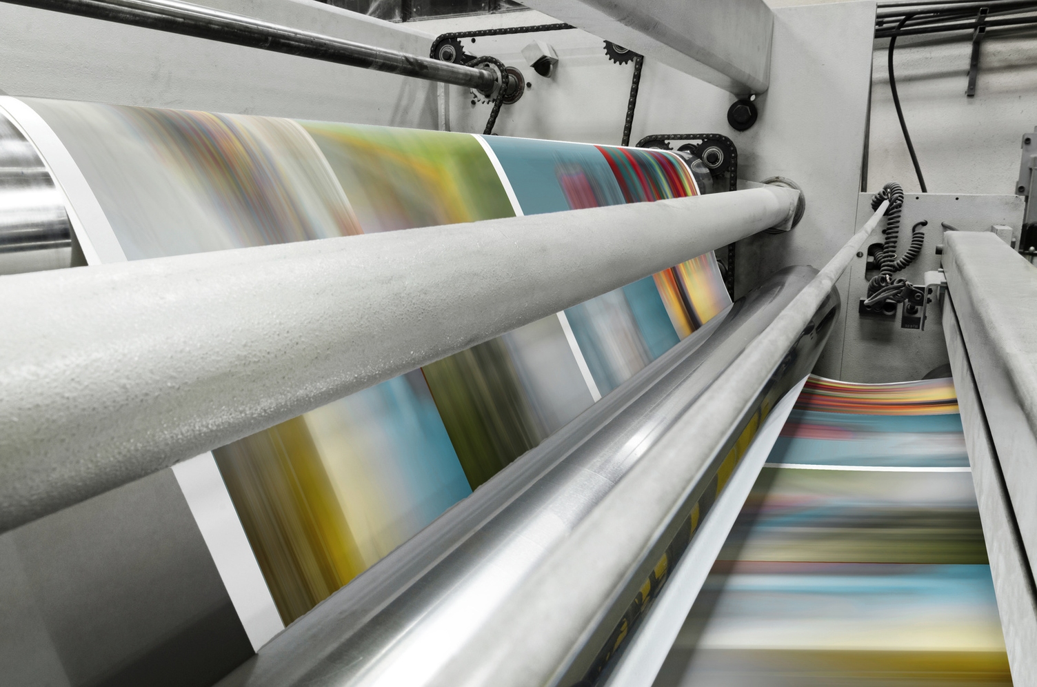 Industrial vacuuming in print industry
