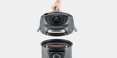 easy opening dust bin