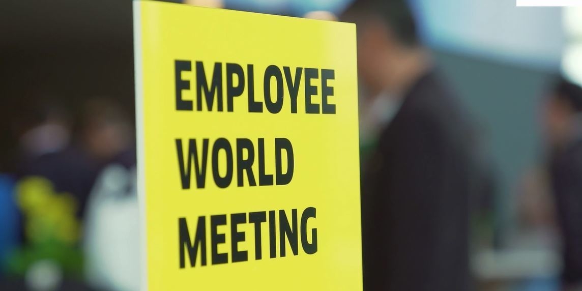 Employee world meeting