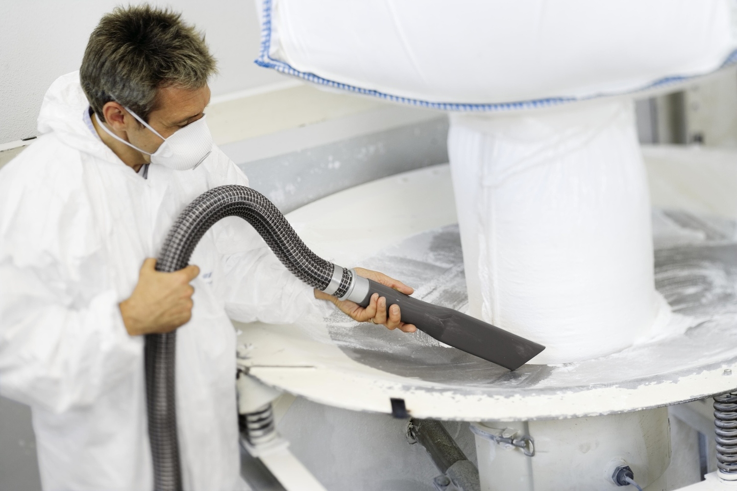Industrial vaccum in pharmaceutical industry