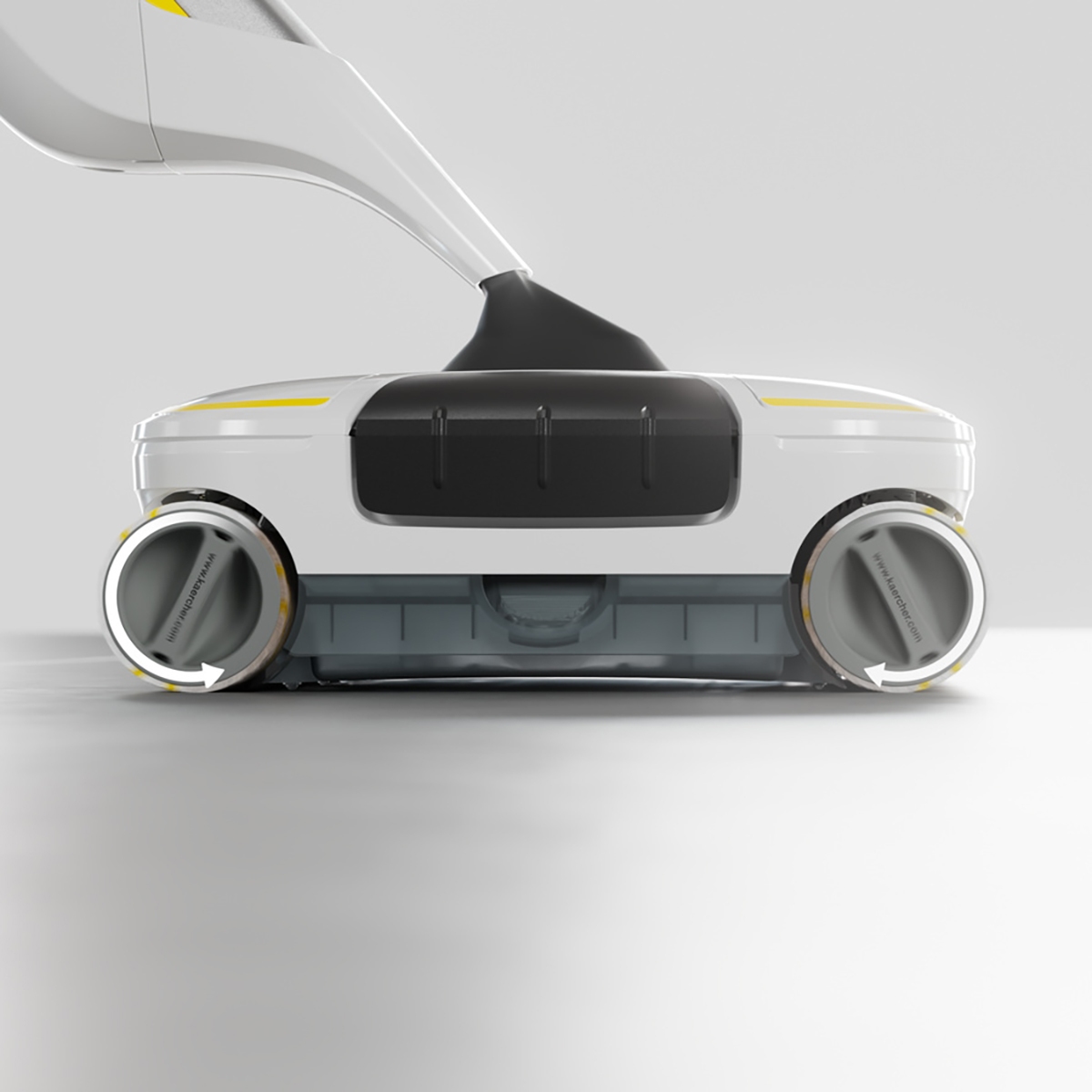 Floor cleaners hovers over the floor
