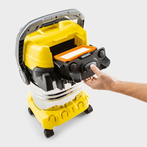 Wet and dry vacuum cleaners easy filter removal