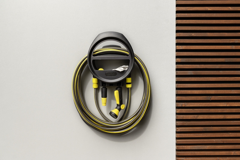Hose quality Hose hanging on a wall