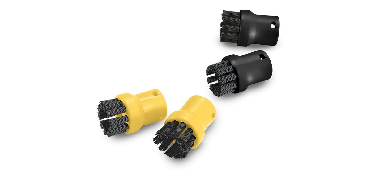 Plastic brushes for steam cleaners