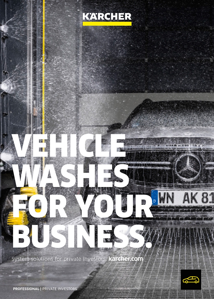 Brochure cover private investors vehicle wash Brochure cover private investors vehicle wash