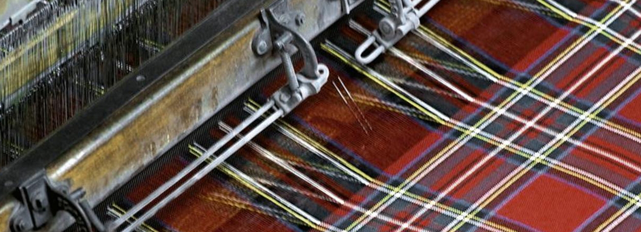 Removing waste material in textile industry