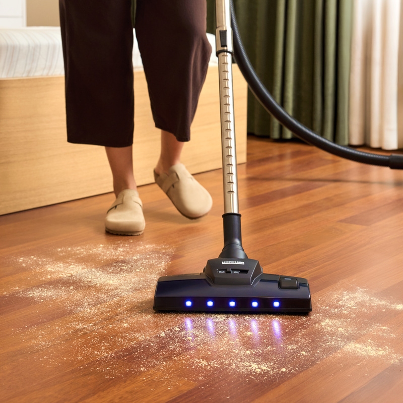 Kärcher Vacuum cleaner with bag cable rewind