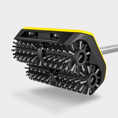 Counter-rotating roller brushes Counter-rotating roller brushes