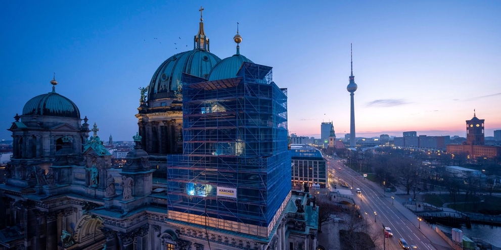 Berlin Cathedral cleaning project
