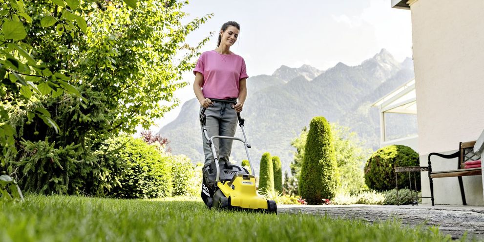 Kärcher tips for mowing the lawn