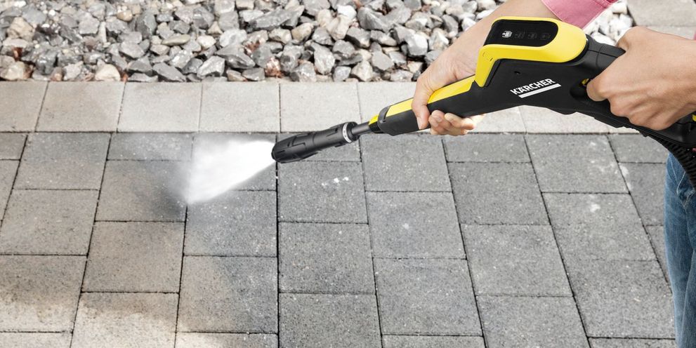 Cleaning pavers Kärcher: Cleaning pavers
