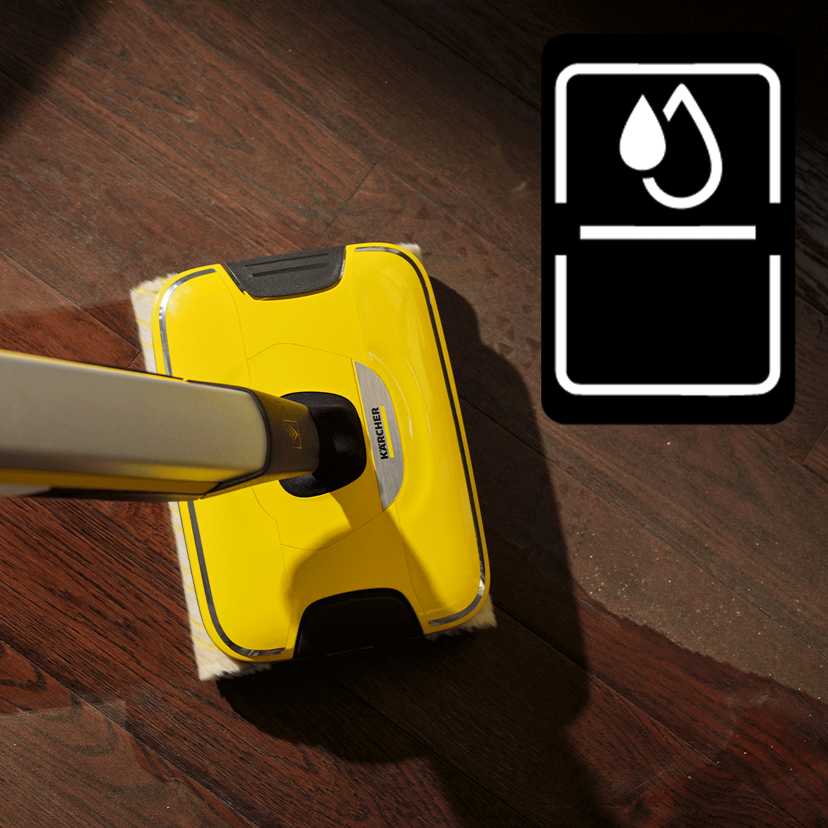 Cleaning levels for the FC 7 Cordless floor cleaner