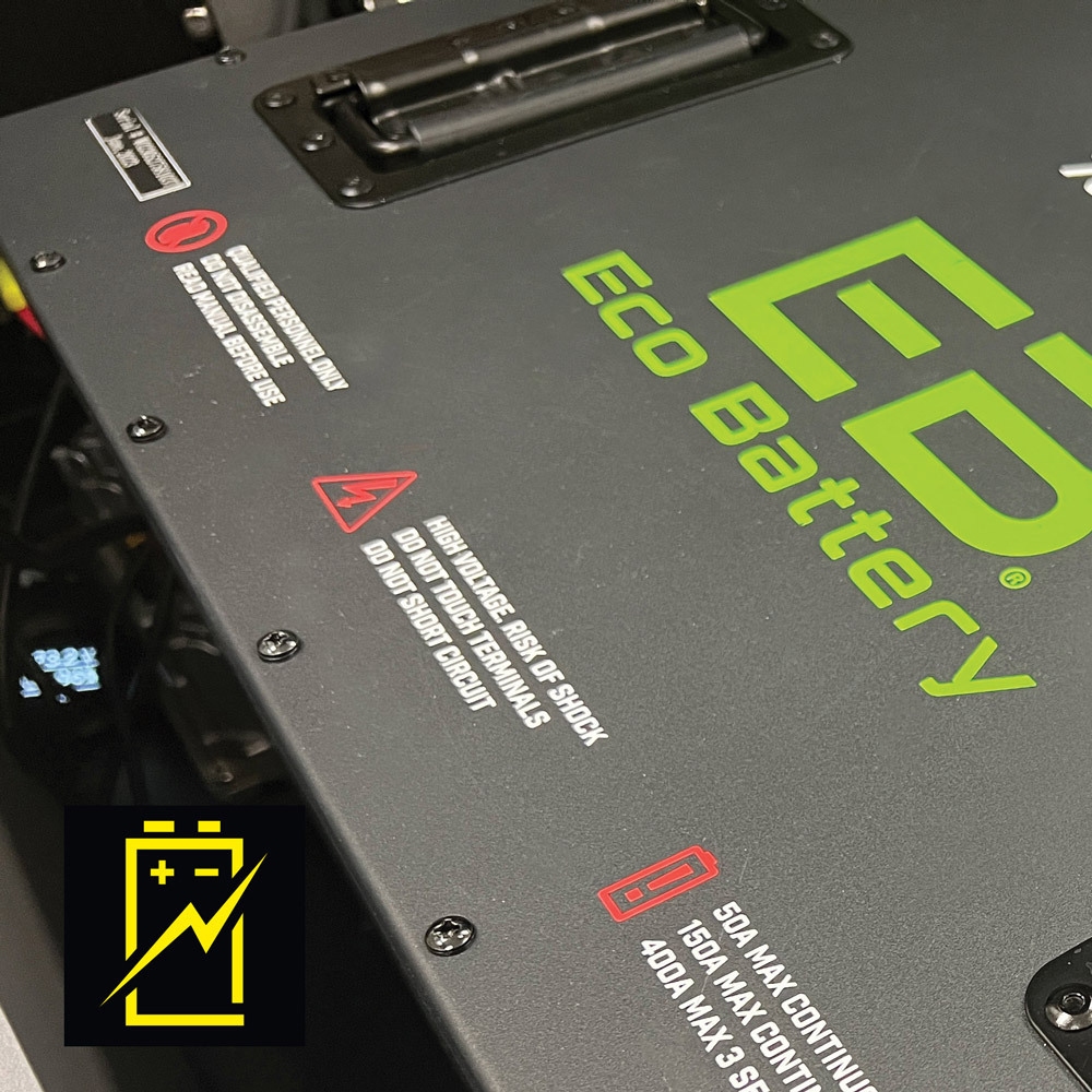 CleanWave Eco Battery Closeup image of CleanWave's Eco battery