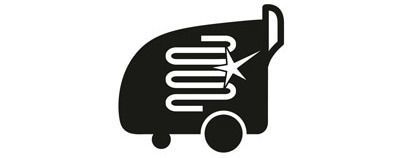 HDS_Advantages_ Black Icon of Floor Scrubber