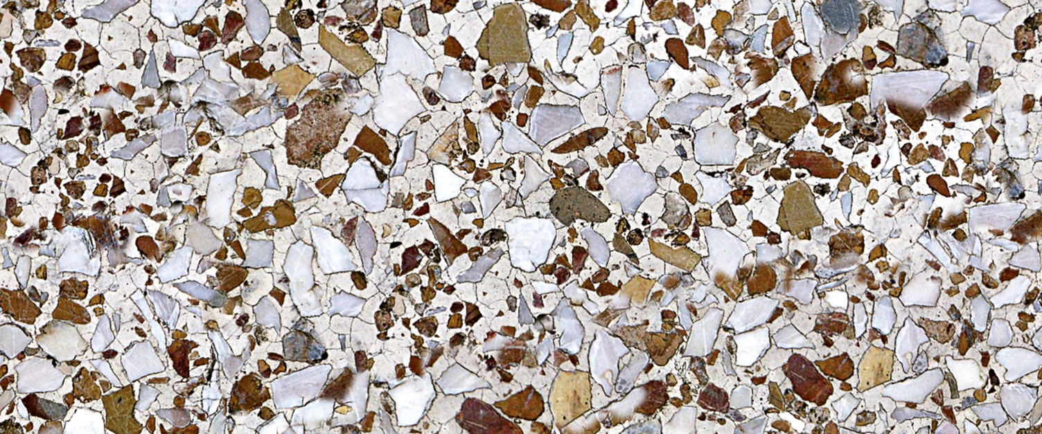 Close up of white and brown stone texture