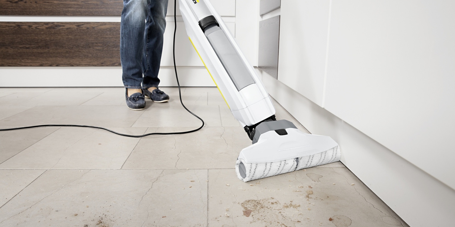 Karcher FC 5 Premium Cleans Kitchen Tile Floors
