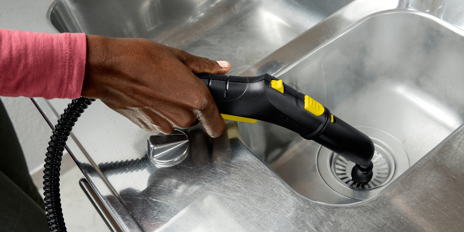 Karcher Steam Cleaner Cleans Kitchen Sinks