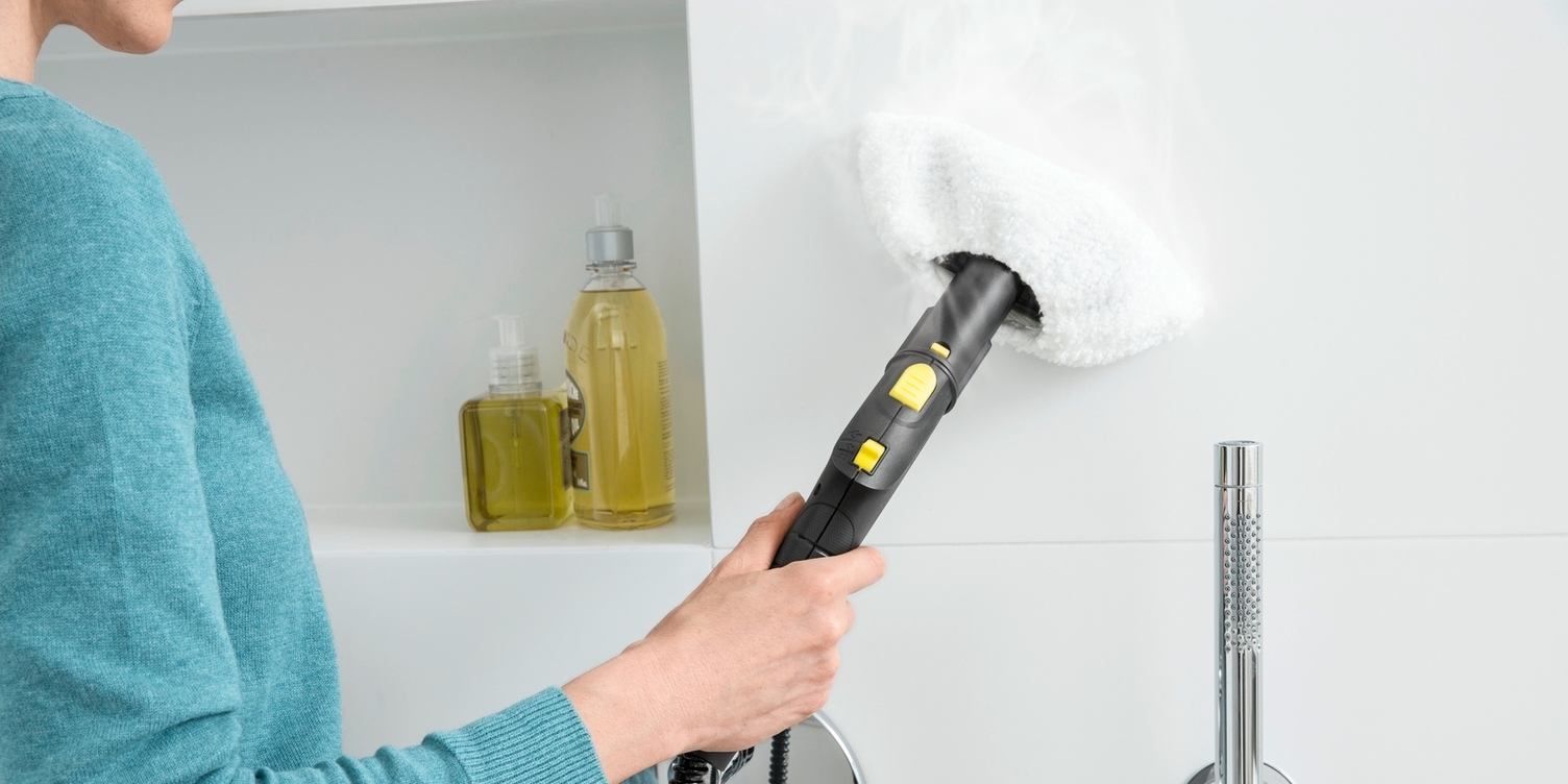 Karcher Steam Cleaners Clean Shower Tiles and Stalls