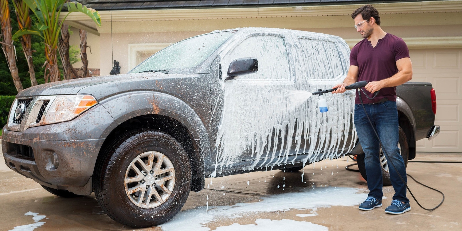 Karcher Vehicle Wash and Wax Cleans Truck