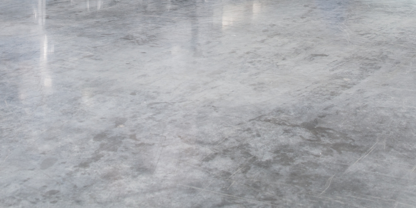 Close-up of cement screed