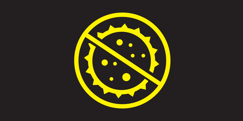 Improved Hygiene Effects Improved Hygiene Effects icon with a slash going through a circle with a germ in the center.