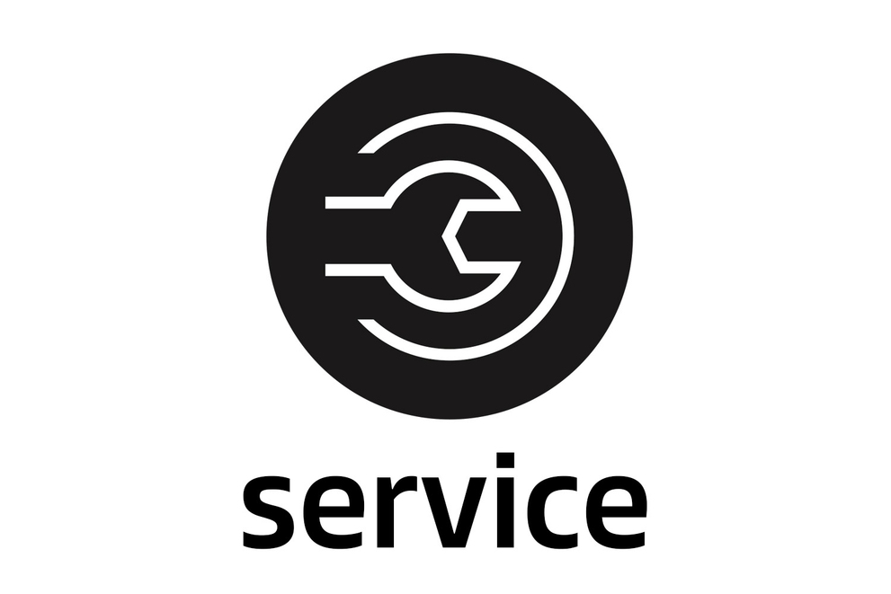 Karcher Service Icon of a wrench with the word Service underneath.