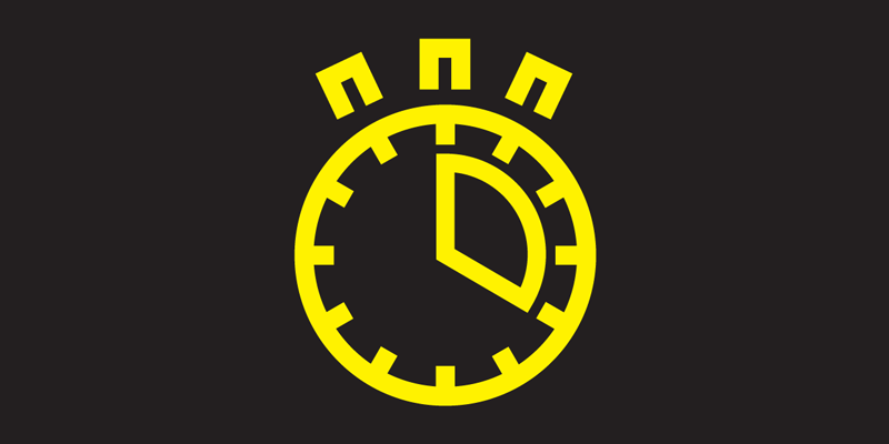 Shorter Working Time Shorter Working Time icon with a stopwatch.