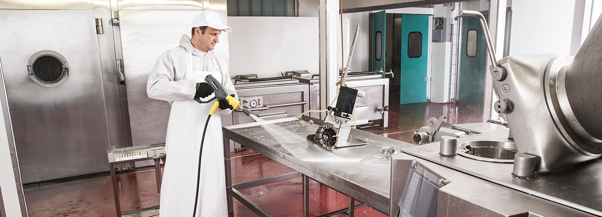 Chemical-free disinfection with hot water high pressure cleaners Chemical-free disinfection with hot water high pressure cleaners