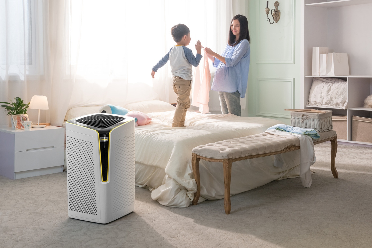 Lợi ích khi sử dụng máy lọc không khí trong phòng ngủ Lợi ích khi sử dụng máy lọc không khí trong phòng ngủ