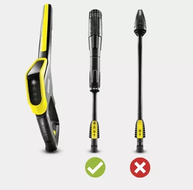 Sử dụng đúng đầu phun rửa xe Sử dụng đúng đầu phun rửa xe