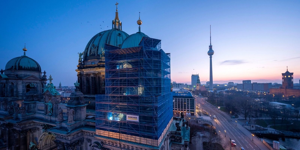 Kärcher cleans the Berlin Dome in Berlin, Germany