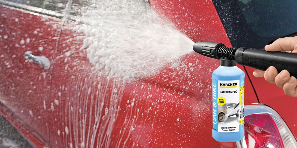 Rửa xe với chất tẩy rửa Kärcher Rửa xe với chất tẩy rửa Kärcher