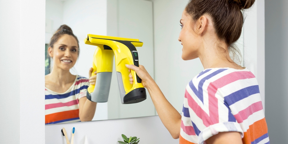 Mẹo làm sạch gương soi Mẹo làm sạch gương soi với mẹo Kärcher
